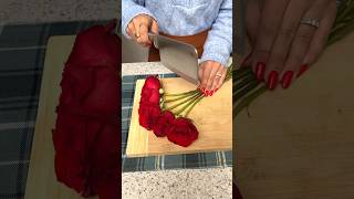 Easy romantic centrepiece idea 🌹 #shorts #short #rose #love #decor #flower #wow #garden #romantic