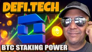 DeFi.Tech が爆発寸前！1,498 BTC がステークされ、莫大な利回りが期待できます！