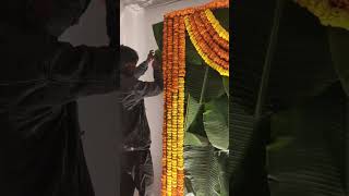 SouthIndian theme decoration for Rice Ceremony