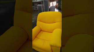 YELLOW ROK Recliner #laziosofa #recliner