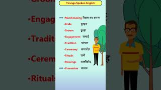 Marriage Vocabulary in Hindi #WordMeaninginHindi