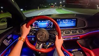 2025 Mercedes-AMG GLE 63S Coupe - POV Night Drive (Binaural Audio)