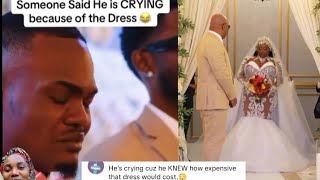 Bride's Mermaid Dress Stæls the Show Netizens React to Grooms Crying Moment ❓😂💕 