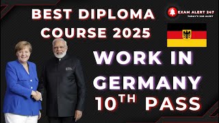 🔥 Best diploma Course 2025 | 10th Pass abroad job | Indo-German Tool Room (IGTR) #examalert247