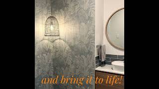 Showroom Ideas come to life #wallpaperpatterns #wallpaperdesigns #wallpaperinspiration