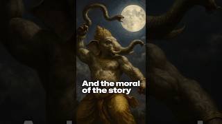 Ganesha and the Moon. #hindubeliefs #purana #पुराण #sanatandharma #hinduism