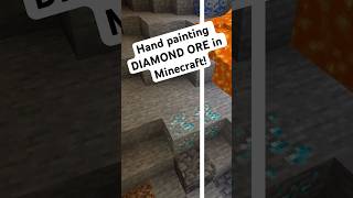 Painting DIAMOND ORE in Minecraft!