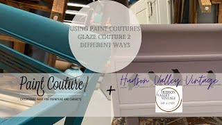 Using Paint Couture's Glaze Couture 2 Different Ways