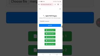 Split PDF pages separately withought App | separate PDF pages