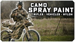 Camo Spray Paint Everything | Rifles, E-bike, Packs & Kit