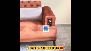 Turkish sofa Chester Design#shotsvideo  #karachifurnituremarket