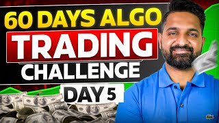 60 Days Trading Challenge | Day 5 | Free Cryptomaty Algos |@cryptomatyofficial | Theta Gainers
