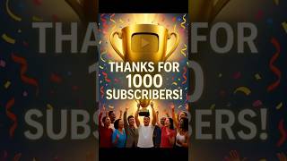 1k Subscribers Complete Thank You for Your Sport #thankyou #educationgyantv