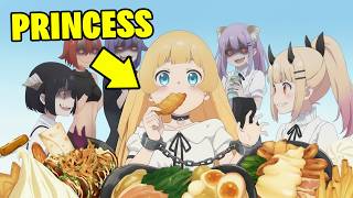 The demons capture the princess and torment her with mouthwatering food she can’t resist Anime recap