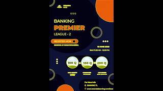 Banking Premier League - 2 🔥🔥| Bank Exam Coaching | Veranda Race