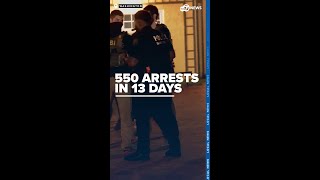 550 people arrested in 13 days in DC, quarter of arrests listed as 'other'
