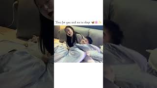 time for you and me to sleep ❤️🌸✨ #viralvideo #couple #korean #kdrama