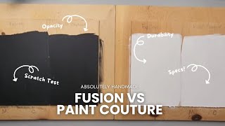 Fusion Paint versus Paint Couture Part 2- Milk Paint and Chalk Paint, Thrift flips, Upcycles & IOD!