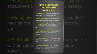 Deep Sense Psychology | Mind-Blowing Facts About Human Behavior #mindblowingfacts #psychologyfacts
