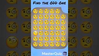 Find The ODD Emoji Out! #spottheoddoneout #puzzlegames #testyoureyes #findthedifference #oddemojiout