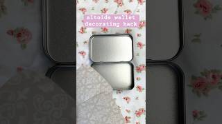Altoids Wallet Decorating Hack 🌷 #diy #aesthetic #craftideas