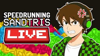 🔴 SPEEDRUNNING SANDTRIS LIVE! (X16) #shorts