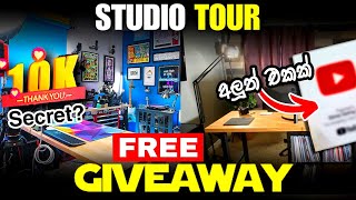 Youtube New 10k Creator Award Sri Lanka. Studio Tour Sinhala - Channel full Cost - Make E-money