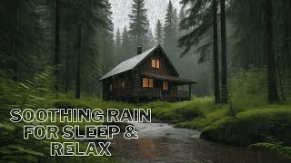 Relaxing Rain Sounds for Deep Sleep, Meditation, and Stress Relief – Heavy Rain & Thunder Ambience