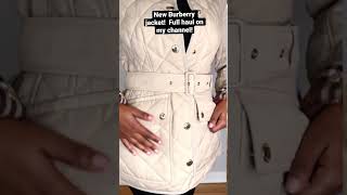 Clothing #tryonhaul live on my channel! #haul #clothinghaul #burberry #jacket