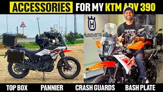 2025 KTM Adventure 390 ready with complete Touring Setup | 25000 km Ride Preparations