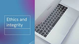 Ethics and integrity