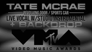 Tate McRae - Revolving Door / Sports Car  (Live Vocal Studio Version w/Backdrop) [2025 VMA’s]