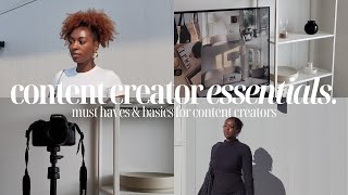 Must-Haves for Content Creation | Content Creator Essentials | Content Creation for Beginners Advice