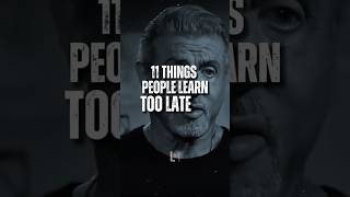THINGS PEOPLE LEARN TOO LATE IN LIFE #inspirational #lifelessons #respect
