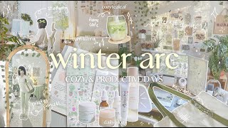 winter arc vlog❄️✨cozy productivity, building habits, glowing up
