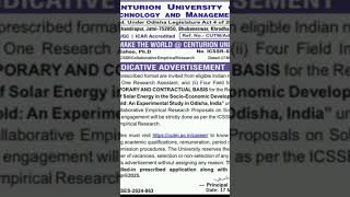 #icssr #researchproject #cutm #Jobs in economics| jobs after MA