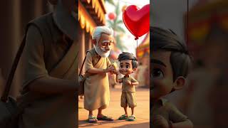 gubbare wala dost #emotionalstory #cartoon #shortsfeed #animation  #shortstory