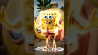 SpongeBob Transformation: Cartoon to Live Action to Real life #spongebob #livingcartoon