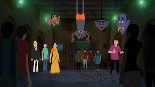 LULLUR HORROR SHOW || Lullu Bhuter Golpo | Bengali Cartoon | Funny Ghost Story | Ssoftoons
