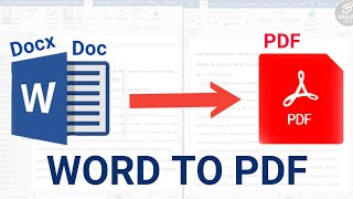 Convert Word to PDF: Easy Steps to Save Docx/doc as PDF Files