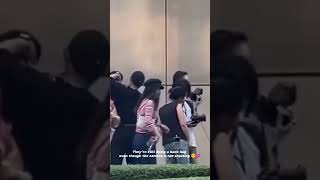 Cheng Lei and Lu Yuxiao in their own world 🥺💕