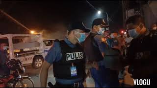 hinabol at nahuli ng digos city police ang isang lalake matapos hindi tumigil sa trafic light..