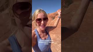Does this make sense to you? It makes no sense to me.#raceannouncer #snowcanyon #stgeorgemarathon