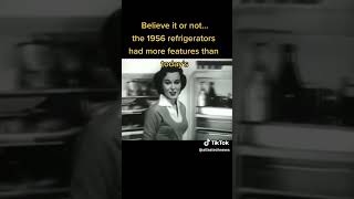 Amazing... The 1956 refrigirator had more features than today's #shorts #shortvideos #atlastechnews