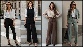 Top 10+ Trendy Office Wear For Young Women 2025 / Stylish Work Outfits / Women's Fashion!