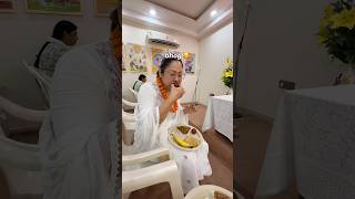 what i ate on my birthday🎂🥰 special bhog, soya chaap & more #shorts #foodie #whatieatinaday