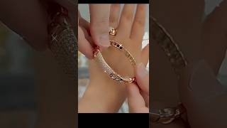 Beautiful modern jewellery#bracelet  #gold #jewelry #beautiful