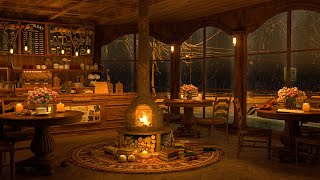 A Cozy Night in Cozy Coffee Shop - Relaxing Jazz Background Music to Relax/Study to