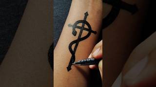 Easy Wrist Tattoo Design: Fullmetal Alchemist | Black Gel Pen ....#tattoo #art #gelpenart