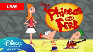 🔴 LIVE! Phineas and Ferb Season 1 Full Episodes! | @disneychannelanimation  ​
